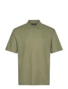 Trond Polo Pique Tops Polos Short-sleeved Green J. Lindeberg