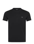 2 Pack Top Tops T-Kortærmet Skjorte Black Emporio Armani