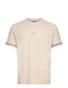 Tee Rib Ac Sport Men Sports Clothes Sport Tops Sport T-Skjorte Beige B...