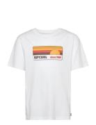 Surf Revival Desto Tee -Boy Tops T-Kortærmet Skjorte White Rip Curl