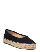 Luize Canvas Ballet Espadrille Espadrillos Flade Sandal Black Lauren R...