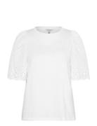 Nahluapw Ts Tops Blouses Short-sleeved White Part Two