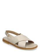 Sandals - Flat - Open Toe - Op Flade Sandaler Cream ANGULUS