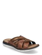 25199-14 Shoes Summer Shoes Sandals Brown Rieker