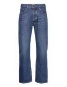 Al Rigid Denim Straight Fit Designers Jeans Regular Blue WOOD WOOD