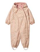 Outdoor Suit Olly Outerwear Coveralls Shell Coveralls Pink Wheat