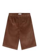 Wwbrett Corduroy Shorts Designers Shorts Casual Brown WOOD WOOD