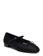 Ballerinas With Strip And Bow Detail Ballerinasko Ballerinaer Black Ma...