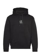 Sweatshirt Tops Sweatshirts & Hoodies Hoodies Black Armani Exchange