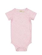 Leo Body Ss Bodies Short-sleeved Pink MarMar Copenhagen