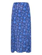 Kayla Skirt Skirts Knee-length & Midi Skirts Blue Jumperfabriken