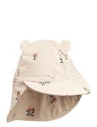 Senia Sun Hat With Ears Solhat White Liewood