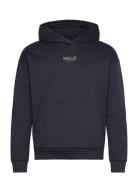 Halo Graphic Hoodies Tops Sweatshirts & Hoodies Hoodies Navy HALO