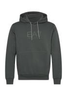 Sweatshirt Tops Sweatshirts & Hoodies Hoodies Green EA7