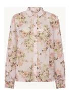 Cwrenette - Shirt Tops Blouses Long-sleeved Pink Claire Woman