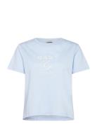 Reg Graphic Ss T-Shirt Tops T-shirts & Tops Short-sleeved Blue GANT