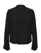 Taika Soft Strass Tops Blouses Long-sleeved Black Zadig & Voltaire