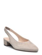 Slingback Shoes Sling Backs Heeled Slingbacks Beige Gabor