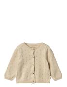 Knit Cardigan Maia Tops Knitwear Cardigans Cream Wheat