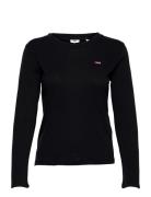 Ls Baby Tee Caviar Tops T-shirts & Tops Long-sleeved Black Levi's®