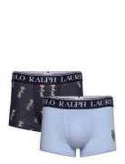 Stretch Cotton Trunk 2-Pack Boxershorts Navy Polo Ralph Lauren