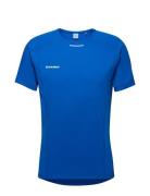 Aenergy Fl T-Shirt Men Sport T-Kortærmet Skjorte Blue Mammut