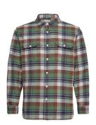 Jackson Worker Denver Plaid Fo Tops Shirts Casual Green Levi's®