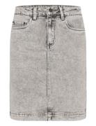 Kaamelia Denim Skirt Skirts Short Skirts Grey Kaffe