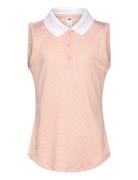 G Sl Polo Tops T-shirts Sleeveless Pink Adidas Golf