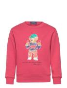 Polo Bear Fleece Sweatshirt Tops Sweatshirts & Hoodies Sweatshirts Red...