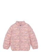 Jacket Quilted - Aop Foret Jakke Pink Color Kids