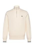 Half Zip Sweatshirt Tops Sweatshirts & Hoodies Sweatshirts Cream Fred ...