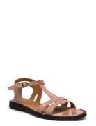 Sandals - Flat Flade Sandaler Pink ANGULUS