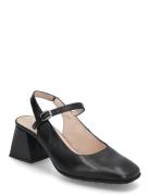 Jane Shoes Sling Backs Heeled Slingbacks Black Wonders