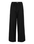 Viprisilla Rw Pants Bottoms Trousers Wide Leg Black Vila