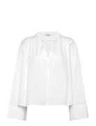 Javeria Blouse Designers Blouses Long-sleeved White Stylein