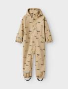 Nmmdry10 Rain Suit Fleece Aop Fo Outerwear Coveralls Rainwear Coverall...