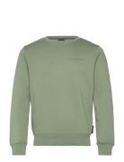 Bowman Logo Sweater Tops Sweatshirts & Hoodies Sweatshirts Green Sail ...