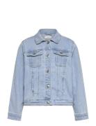 Denim Jacket Outerwear Jackets & Coats Denim & Corduroy Blue Mango