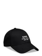 Script Graphic Cap Designers Headwear Caps Black GANT