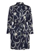 Rel Sailing Print Shirt Dress Dresses Shirt Dresses Navy GANT