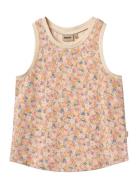 Top Sava Tops T-shirts Sleeveless Multi/patterned Wheat