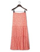 Printed Maxi Skirt Skirts Maxi Skirts Red Lexington Clothing