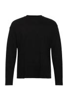 Great Boxy Long Sleeve T-Shirt Tops T-Langærmet Skjorte Black Weekday