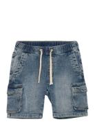 Shorts Sweat Denim Bottoms Shorts Blue Minymo