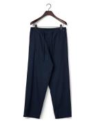 Casual Linen Blend Pants Bottoms Trousers Linen Trousers Blue Lexingto...