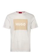 Dulive222 Designers T-Kortærmet Skjorte Cream HUGO