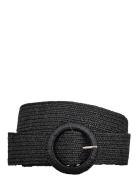 Wide Zia Belt Bælte Black Becksöndergaard