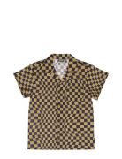 Tnd Lacanau Check Tops Shirts Short-sleeved Shirts Black TUMBLE 'N DRY