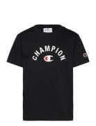 Ss Tee Tops T-Kortærmet Skjorte Black Champion